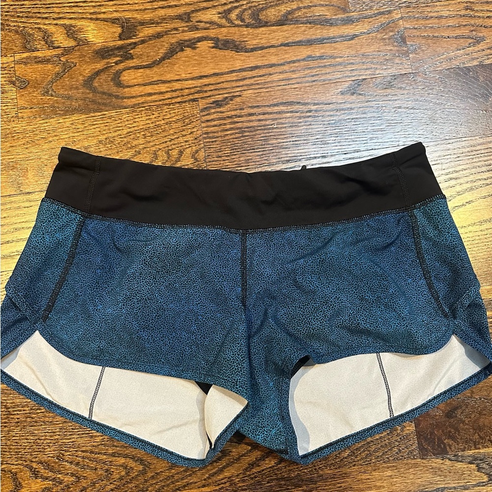 Lululemon Women's Blue Speed Up Athletic Shorts